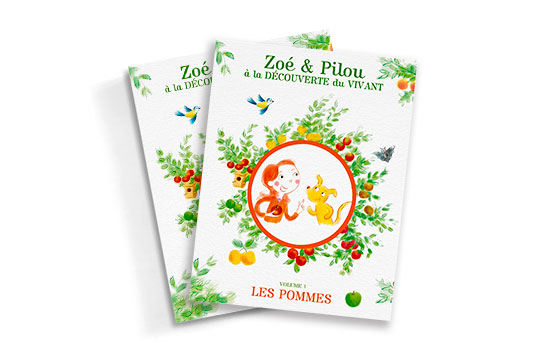 2 livres Zoé et Pilou