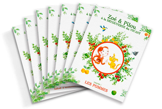 7 livres Zoé et Pilou